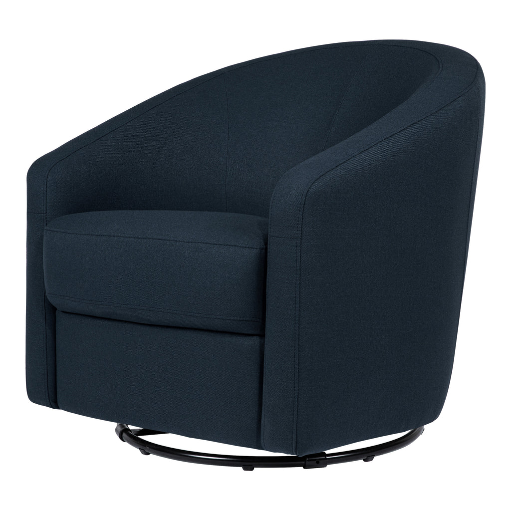 M5887PVET,Babyletto,Madison Swivel Glider in Performance Navy Eco-Twill