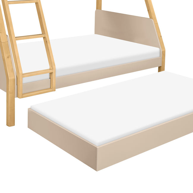 M25973TPE,The MDB Family,Twin Storage Trundle Bed in Taupe