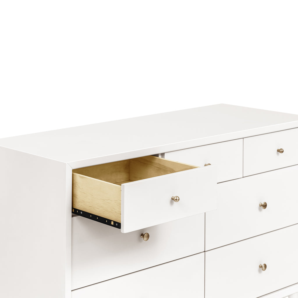 M15916RW,Babyletto,Palma 7-Drawer Double Dresser  Assembled in Warm White