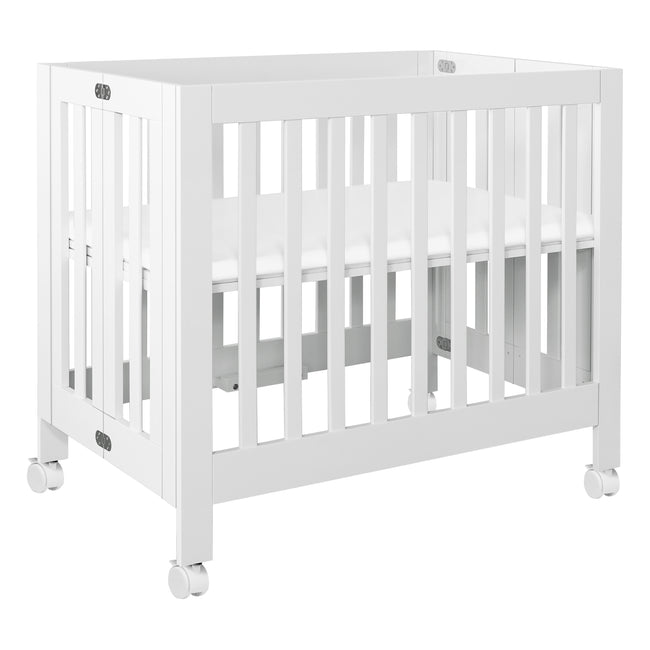 M6698W,Babyletto,Origami Mini Crib in White Finish