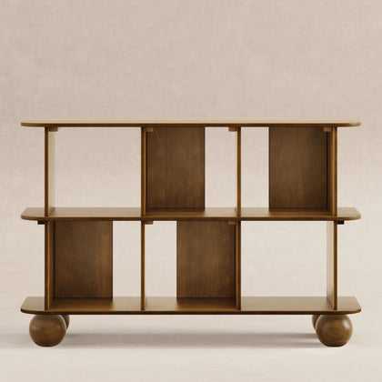 M31811NL,Babyletto Kids,Crosby Open Bookcase in Natural Walnut