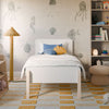 M18469WNX,Babyletto Kids,TipToe Twin Bed in White and Washed Natural