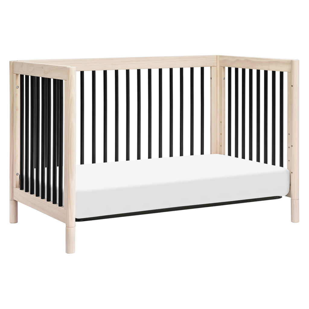 M12901NXB,Babyletto,Gelato 4-in-1 Convertible Crib w/Toddler Conversion Kit in Washed Natural/Black