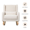 M20687PNETL,Babyletto,Kai Rocker in Performance Natural Eco-Twill w/Light Legs