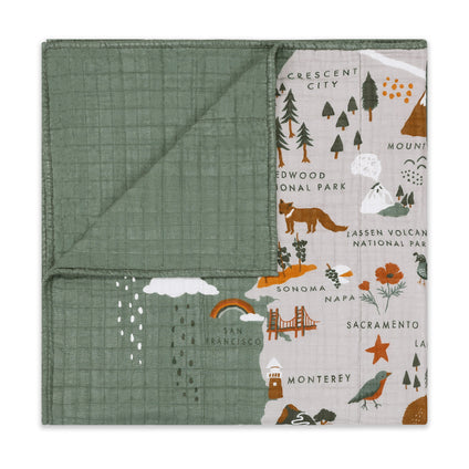 T29339,Babyletto,California Muslin Quilt in GOTS Certified Organic Cotton