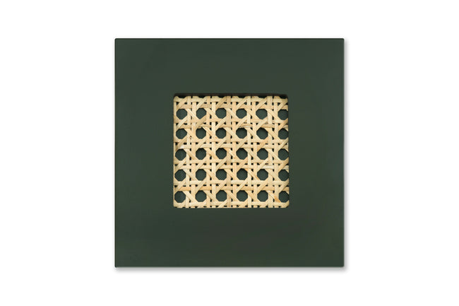 SWATCH234,Babyletto,Babyletto - Forest Green w/ Octagonal Natural Cane SWATCH