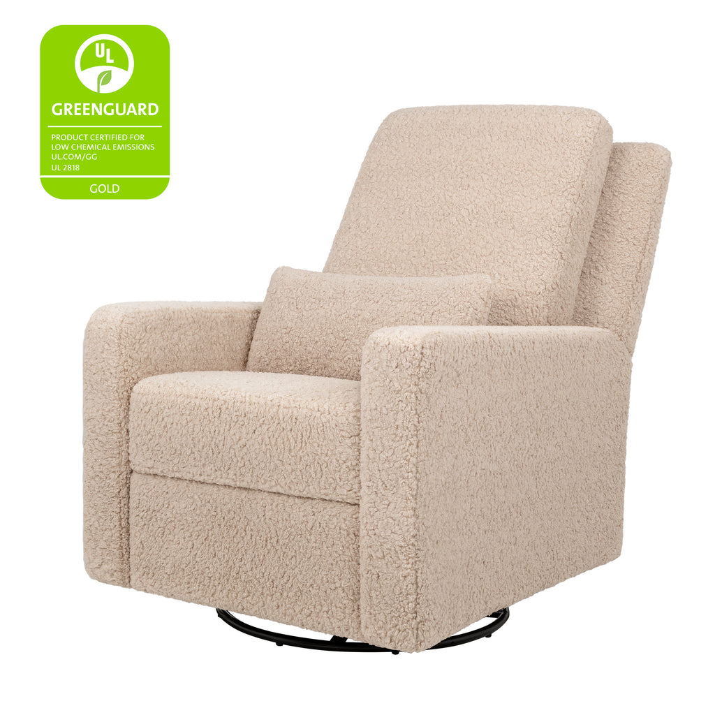 M23087CSG,Babyletto,Sigi Recliner and Swivel Glider in Chai Shearling