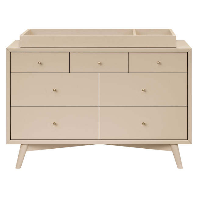 M15916TPE,Babyletto,Palma 7-Drawer Double Dresser  Assembled in Taupe