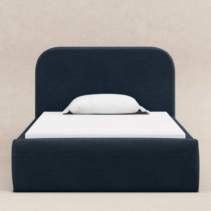 M31269PVET,Babyletto Kids,Nara Twin Bed in Performance Navy Eco-Twill