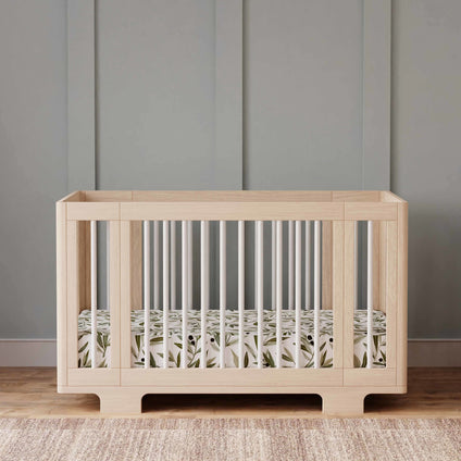 M23401NXW,Babyletto,Yuzu 8-in-1 Convertible Crib w/All-Stages Conversion in Washed Natural/White