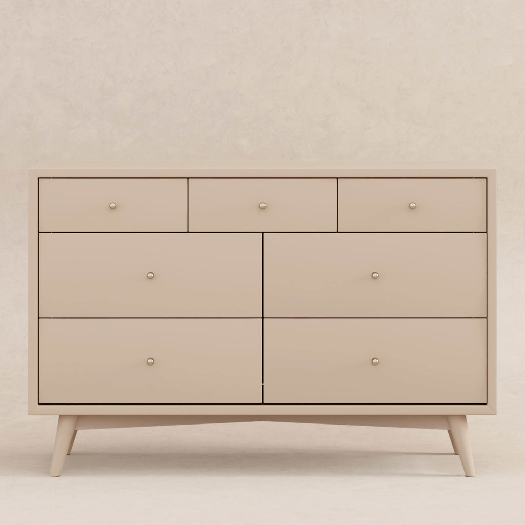 M15916TPE,Babyletto,Palma 7-Drawer Double Dresser  Assembled in Taupe