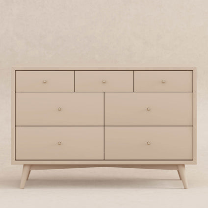 M15916TPE,Babyletto,Palma 7-Drawer Double Dresser  Assembled in Taupe