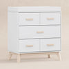 M5823WNX,Babyletto,Scoot 3-Drawer Changer Dresser in White/Washed Natural Finish