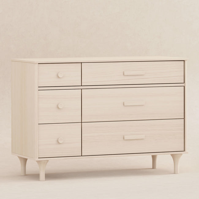 M9016NX,Babyletto,Lolly 6-Drawer Double Dresser  Assembled in Washed Natural