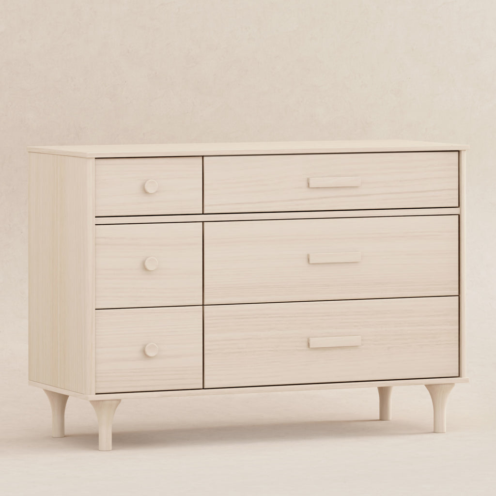 M9016NX,Babyletto,Lolly 6-Drawer Double Dresser  Assembled in Washed Natural