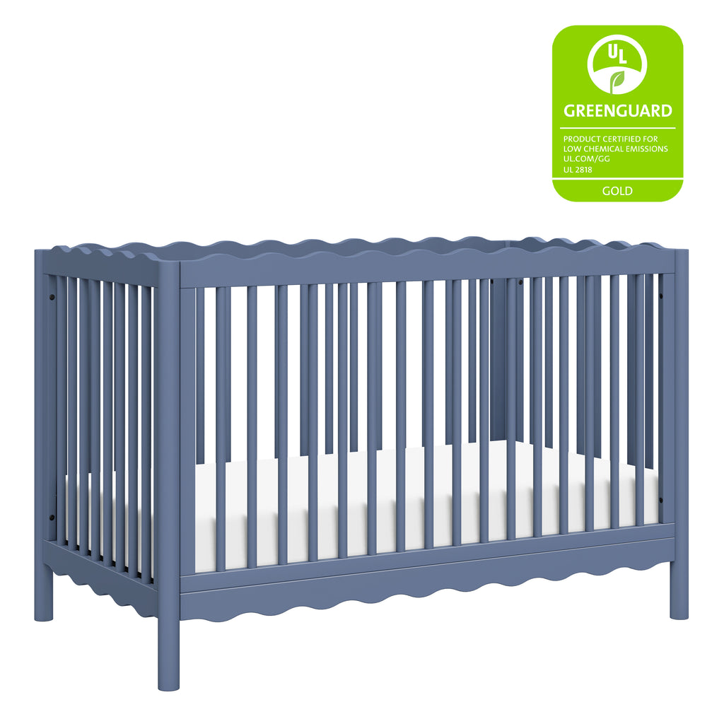 M27901CVB,Swell 4-in-1 Convertible Crib w/Toddler Conversion Kit in Cove Blue