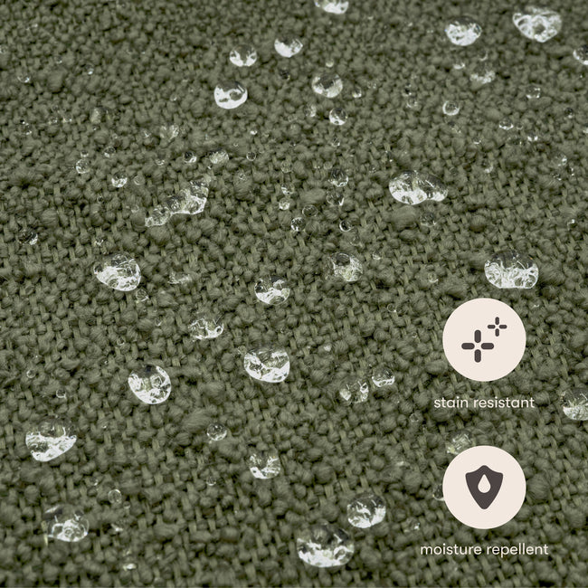 M31399POB,Babyletto Kids,Upholstered Twin/Full Bed Guardrail in Performance Olive Boucle