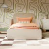 M32099PBEW,Babyletto Kids,Upholstered Twin/Full Bed Guardrail in Performance Beach Eco-Weave