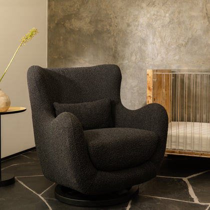 Solstice Swivel Glider in Boucle