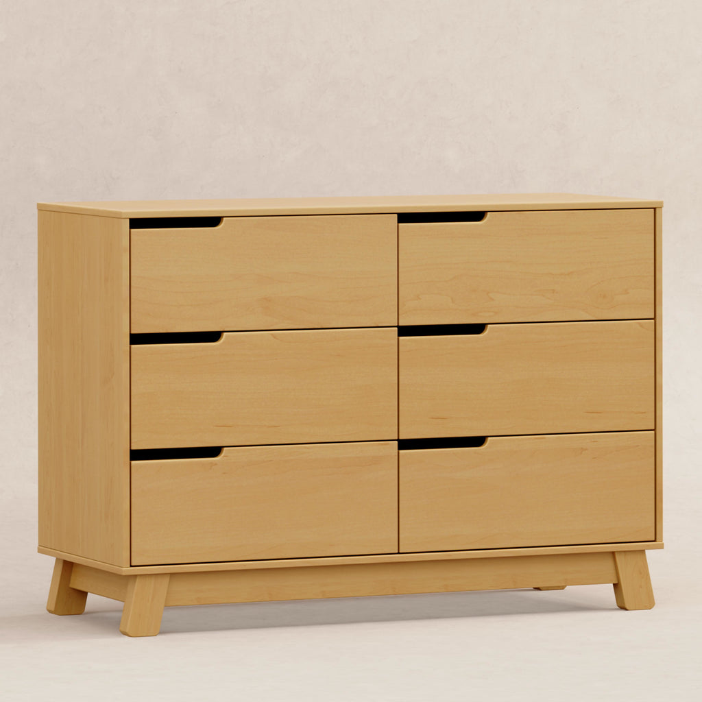 M4216HY,Babyletto,Hudson 6-Drawer Double Dresser  Assembled in Honey