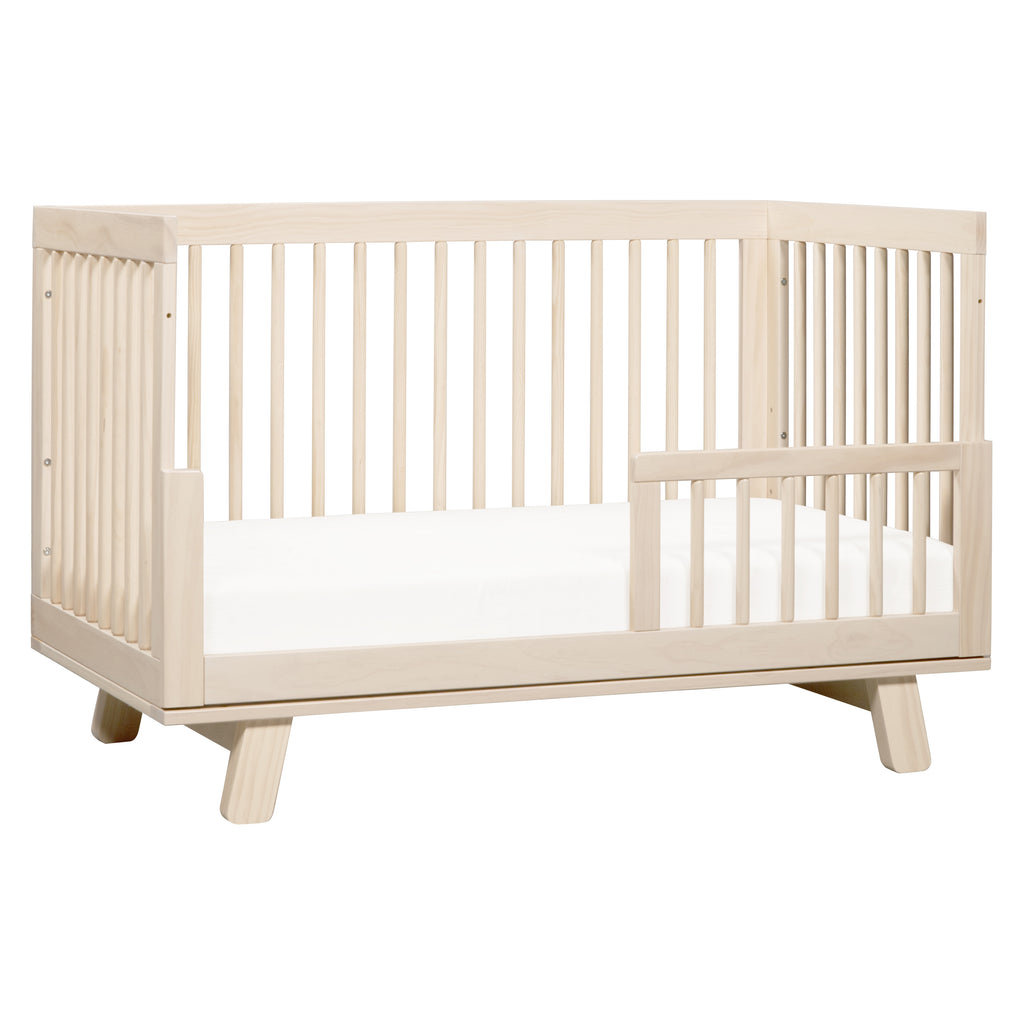 M4201NX,Babyletto,Hudson 3-in-1 Convertible Crib w/Toddler Bed Conversion Kit in Washed Natural