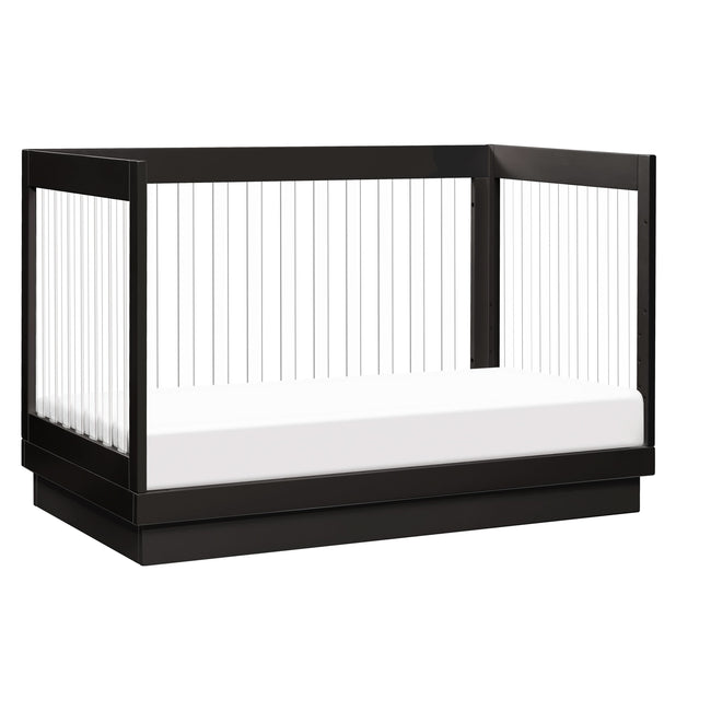 M8601KB,Babyletto,Harlow 3-in-1 Convertible Crib w/Toddler Bed Conversion Kit in Black/Acrylic
