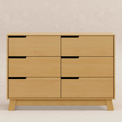 M4216HY,Babyletto,Hudson 6-Drawer Double Dresser  Assembled in Honey