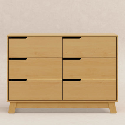 M4216HY,Babyletto,Hudson 6-Drawer Double Dresser  Assembled in Honey