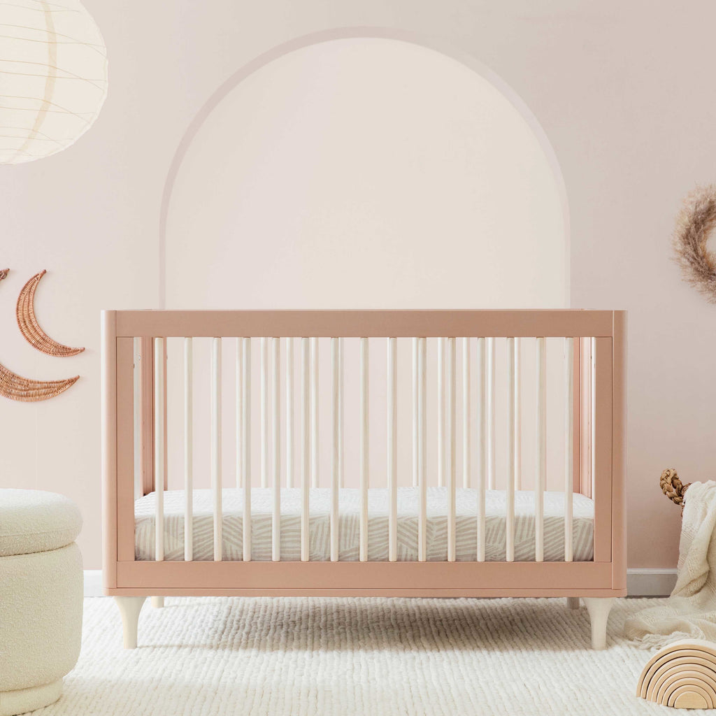 M9001CYNNX,Babyletto,Lolly 3-in-1 Convertible Crib w/Toddler Bed Conversion in Canyon/Washed Natural