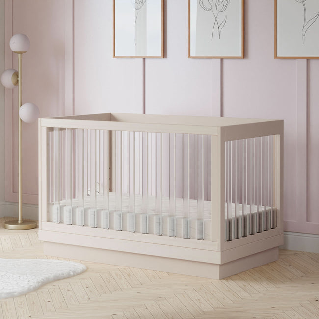 M8601KNX,Babyletto,Harlow 3-in-1 Convertible Crib w/Toddler Bed Conversion Kit in Washed Natural/