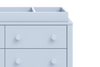 M0619PB,The MDB Family,Universal Wide Removable Changing Tray in Powder Blue