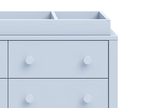 M0619PB,The MDB Family,Universal Wide Removable Changing Tray in Powder Blue