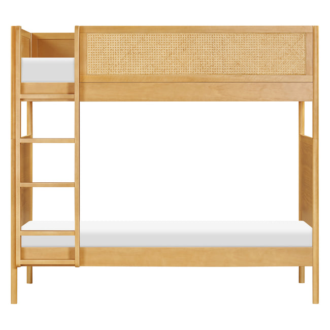 M25994HYNC,Babyletto Kids,Bondi Cane Convertible Bunk Bed in Honey