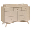 M15916TPE,Babyletto,Palma 7-Drawer Double Dresser  Assembled in Taupe