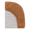 T29534BTS,Babyletto,Burnt Sienna Muslin All-Stages Bassinet Sheet in GOTS Certified Organic Cotton