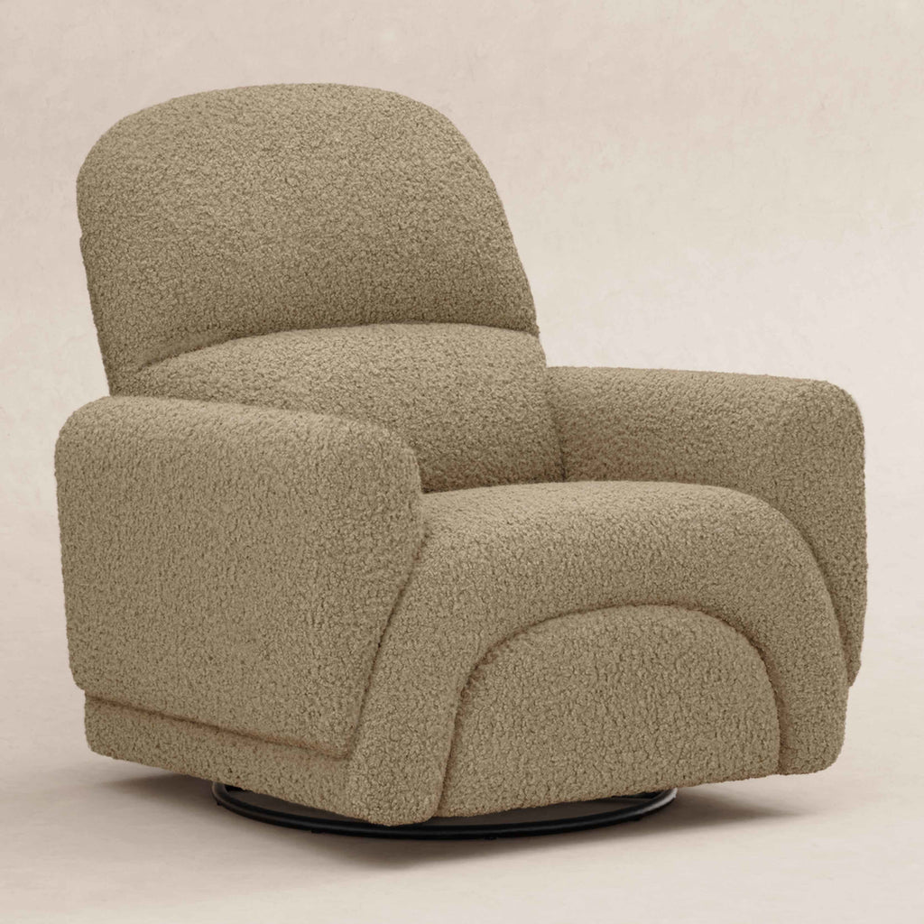 M30087LT,Babyletto,Rainbow Recliner and Swivel Glider in Latte Teddy Loop