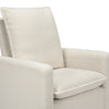 M20987WBG,Babyletto,Cali Pillowback Swivel Glider in Ivory Boucle w/ Gold Base