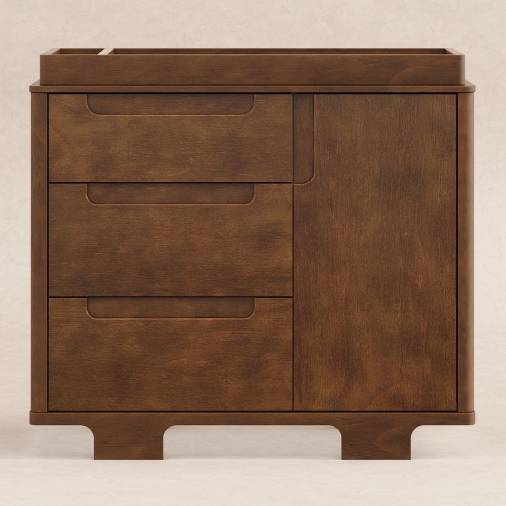 M23423NL,Babyletto,Yuzu 3-Drawer Changer Dresser in Natural Walnut