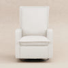 M20977CMSG,Babyletto,Cali Flange Gliding Swivel Recliner in Cream Shearling