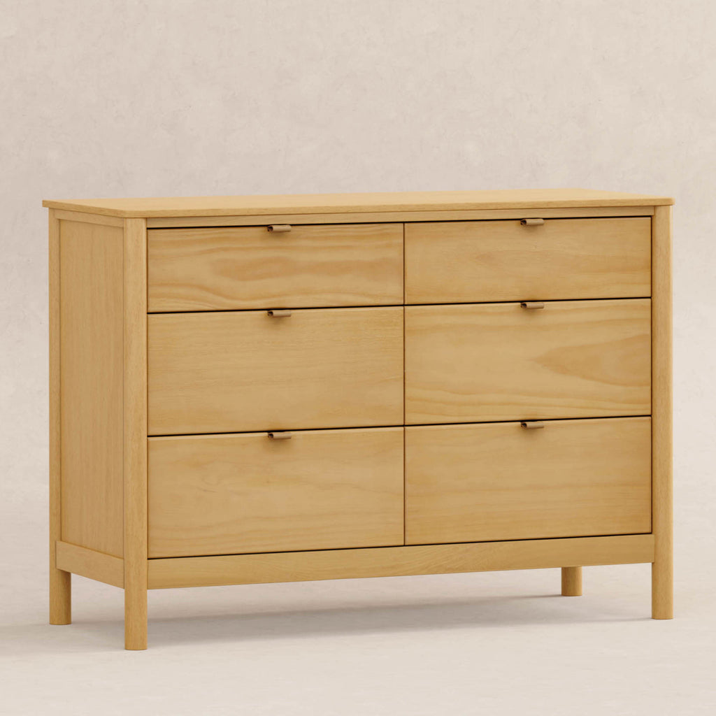 M25616HY,Babyletto,Bondi 6-Drawer Assembled Dresser in Honey