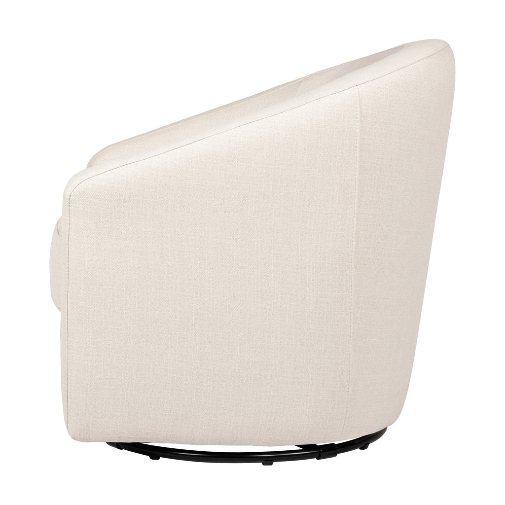 M5887PNET,Babyletto,Madison Swivel Glider in Performance Natural Eco-Twill