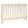 M6601NX,Babyletto,Maki Full-Size Folding Crib w/Toddler Bed Conversion Kit in Washed Natural