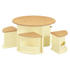 M31720PYHY,Babyletto Kids,Nessa Nesting Play Table in Pale Yellow and Honey