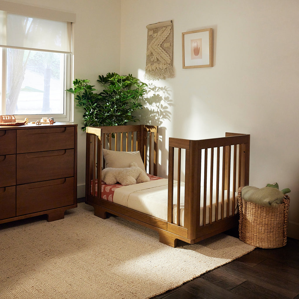 M23401NL,Babyletto,Yuzu 8-in-1 Convertible Crib w/All-Stages Conversion Kits in Natural Walnut