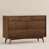 M15916NL,Babyletto,Palma 7-Drawer Double Dresser  Assembled in Natural Walnut