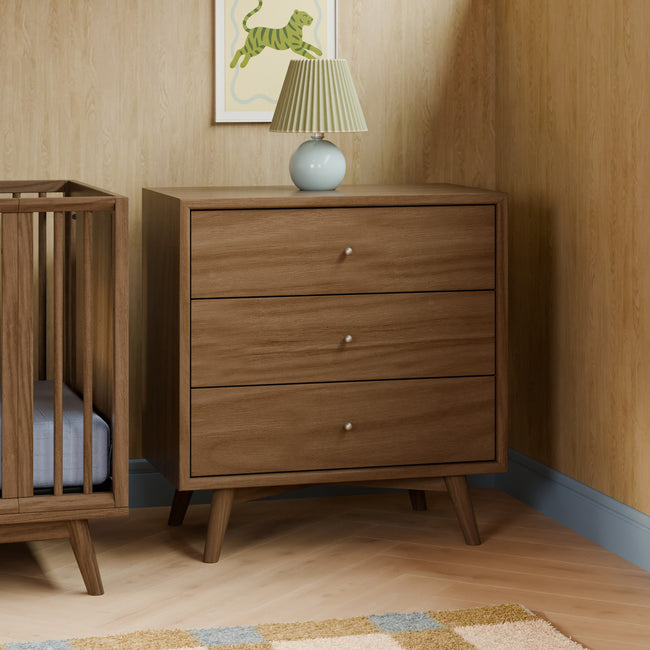 M15913NL,Babyletto,Palma 3-Drawer Assembled Dresser in Natural Walnut