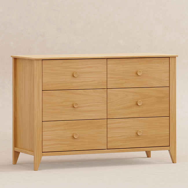 M10326HY,Babyletto,Sprout 6-Drawer Double Dresser in Honey