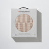 T30633,Babyletto,Cocoa Stripe Muslin All-Stages Midi Crib Sheet in GOTS Certified Organic Cotton