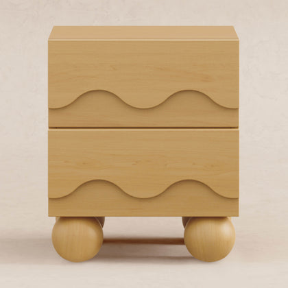 M31160HY,Babyletto Kids,Lido Wave Nightstand in Honey