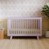 M4201LC,Babyletto,Hudson 3-in-1 Convertible Crib w/Toddler Bed Conversion Kit in Lilac